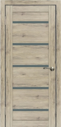 	межкомнатные двери 	Wanmark D1 ДО бронза рустик пепельный