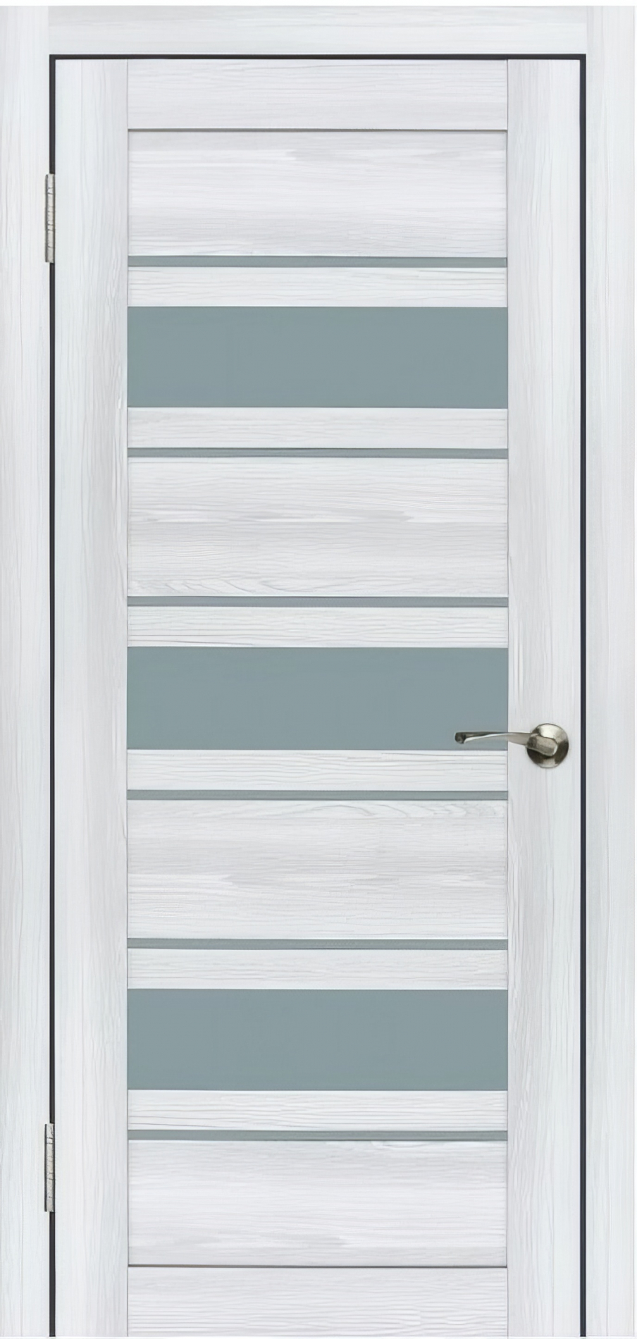 межкомнатные двери  Wanmark D29 ДО графит ясень ривьера айс